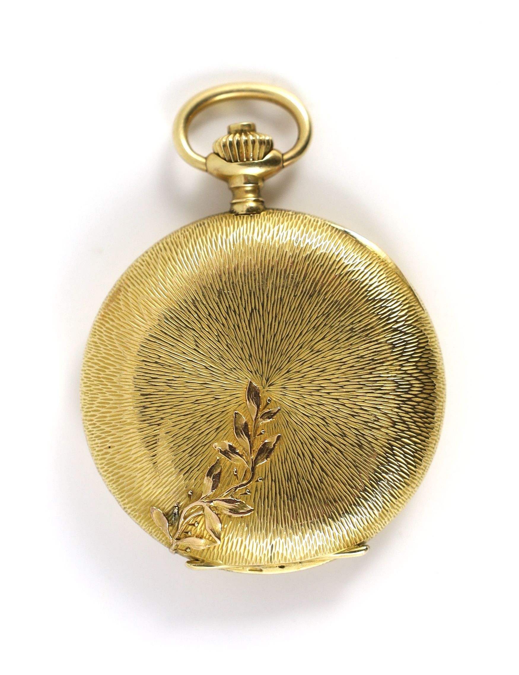 An early 20th century 18k gold Vacheron & Constantin keyless hunter dress pocket watch